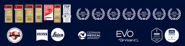 Auszeichnungen, Zertifikate und Partner von Auge Laser Chirurgie in Linz und Wien
