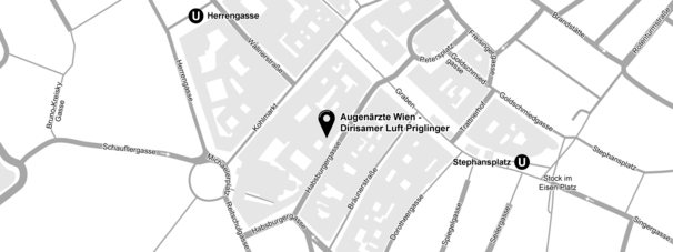 Anfahrt Praxis Augenarzt Wien, Dirisamer Luft Priglinger
