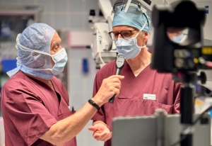 Experten Prof. Dr. Dirisamer, PD Dr. Dr. Luft und Prof. Dr. Priglinger, VM-Retina Meeting