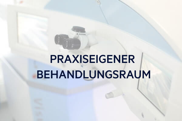 Praxiseigener Behandlungsraum, Augenärzte Linz, Dirisamer Luft Priglinger